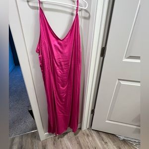 Pink Satin dress